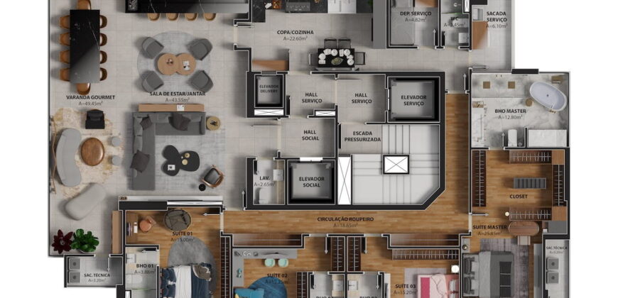 Torre Ferrara: Apartamento